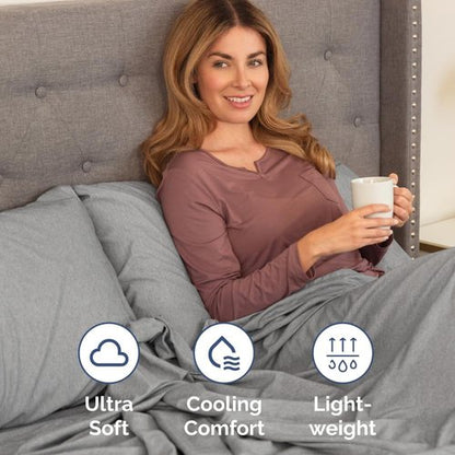 King Pillow Cases by [Brand Name] - Ultra Soft Hotel Quality Covers | Wrinkle-Free & Fade Resistant - 2 Piece Set in Heathered Grey