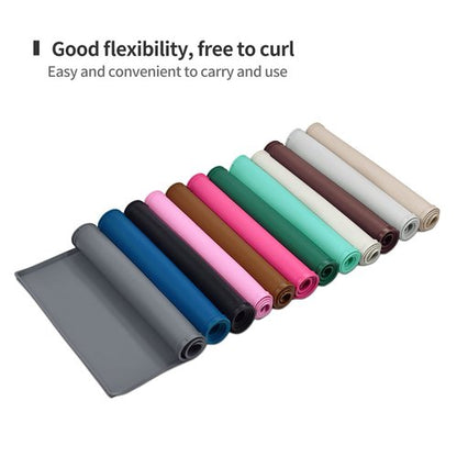 EIOKIT Dog Food Mat,Silicone Waterproof Food Tray,Non Slip Pet Bowl Mats Placemat,0.8" Raised Edge,Suitable for Most Small and Medium Sized Pets,28" x 18"