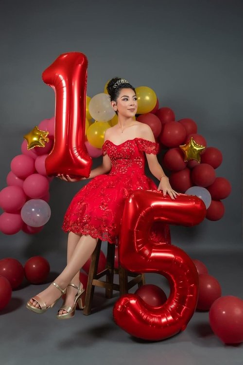 23 Balloon Numbers - 40 Inch Big Foil Birthday Balloons for Women | Red 23rd Celebration Decor