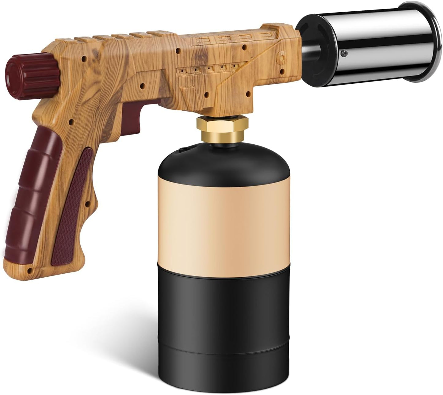 Semlos Propane Torch - Powerful Kitchen Torch for Searing Steak & BBQ - Charcoal Lighter & Campfire Starter