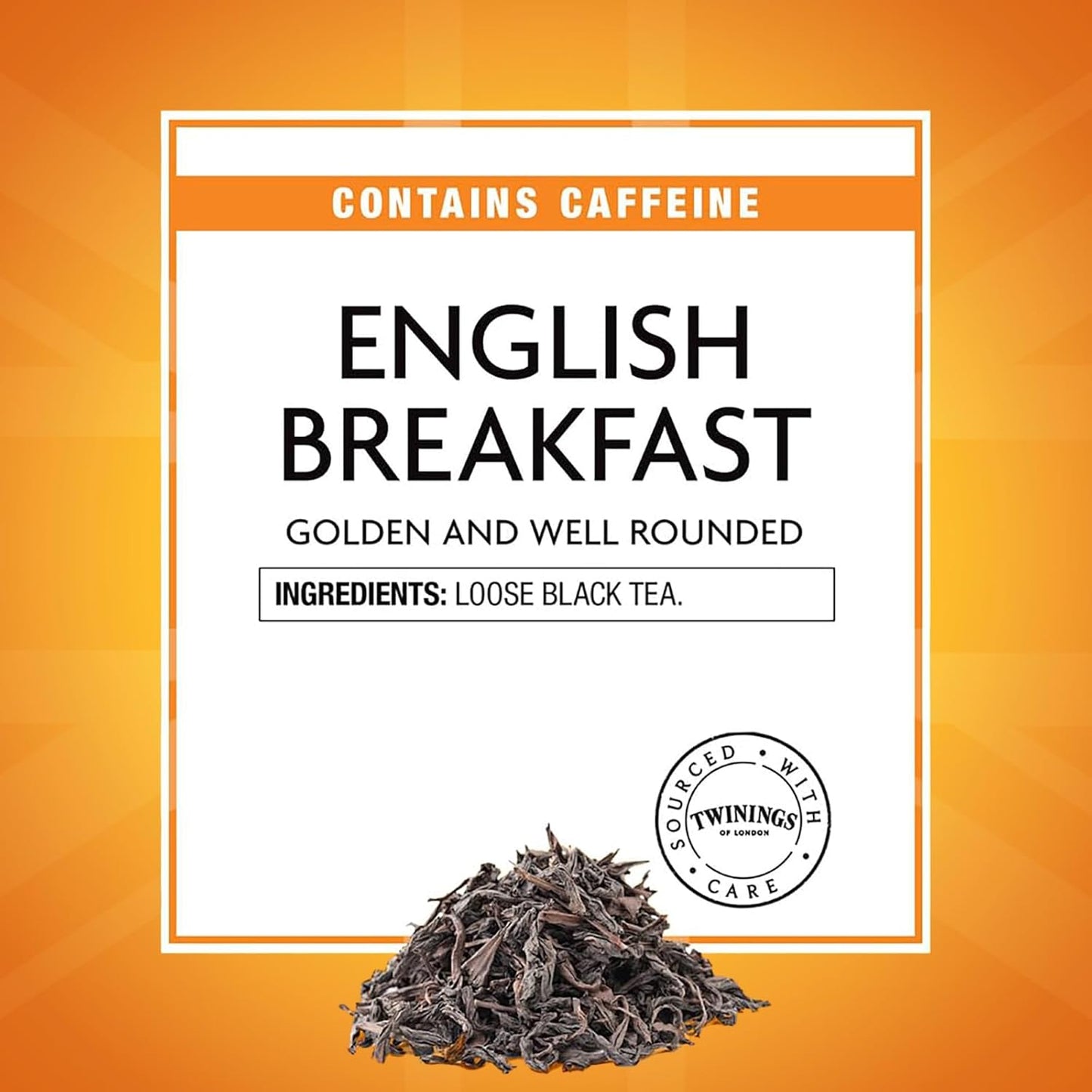 Twinings English Breakfast Loose Tea - Smooth & Robust Black Tea Leaves, 7.05 Ounce Tin