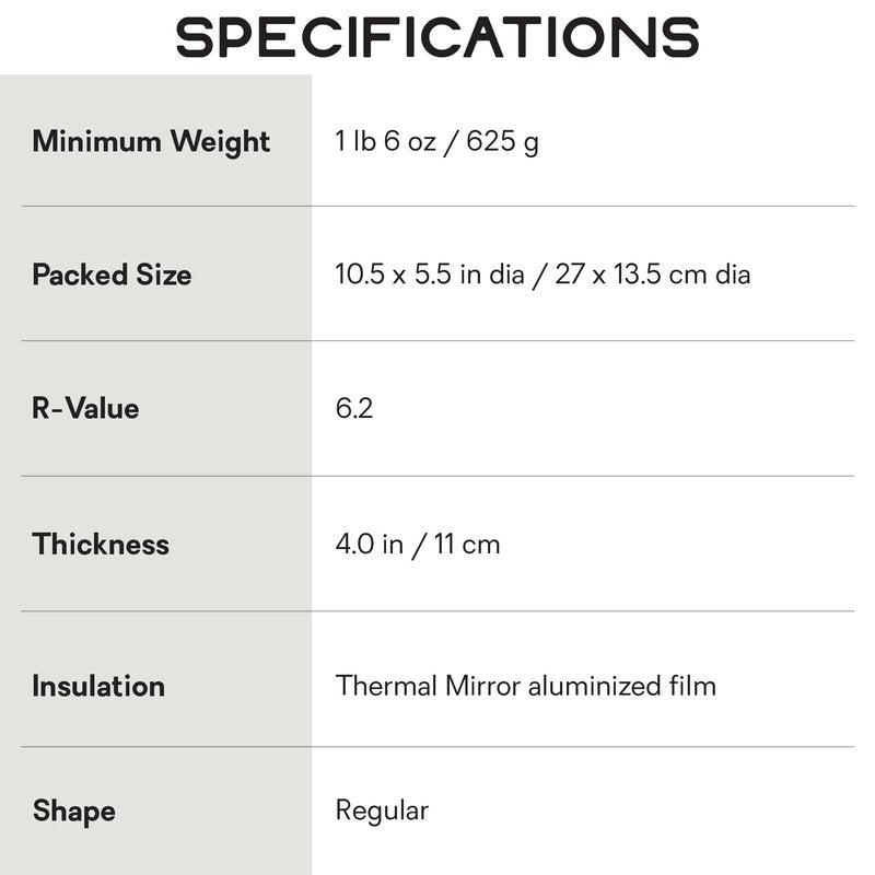 Nemo Equipment Eclipse All-Season Lightweight Insulated Sleeping Pad - Birch Bud/Stormy Night - Long Wide (76"x25")