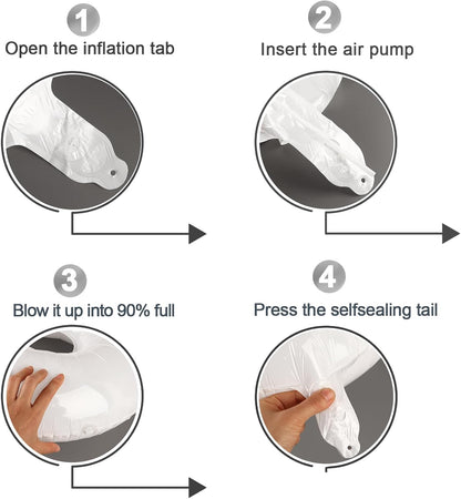 Translucent White Number 30 Balloon - 40 Inch 30th Birthday Decorations for Men & Women
