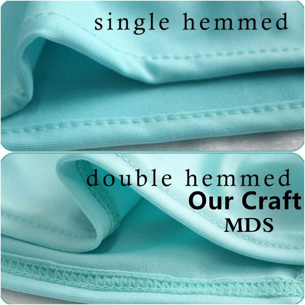 MDS Spandex Chair Sashes - Universal Fit Elastic Stretch Ties with Buckle | Pack of 25 - Light Green