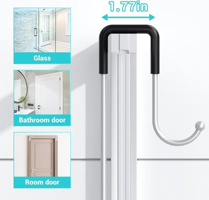 Aitatty Over The Door Shower Caddy - Rustproof Hanging Organizer for Easy Bathroom Storage | Chrome Finish