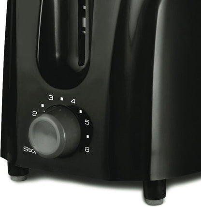 Brentwood Cool Touch 2-Slice Toaster - Sleek Black Design for Effortless Toasting
