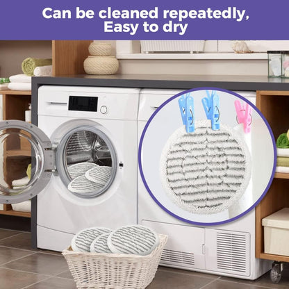 Shark Replacement Steam Mop Pads - Compatible with S7000 Series | 6-Pack for Effective Cleaning