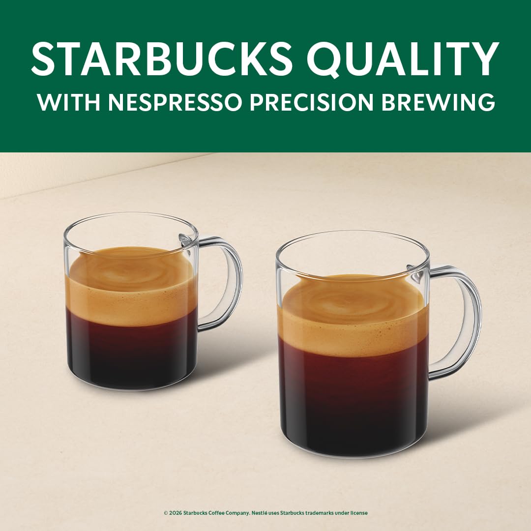 Starbucks by Nespresso Coffee Pods Variety Pack - Blonde, Medium & Dark Roast, 30-Count, 7.8 oz Brews