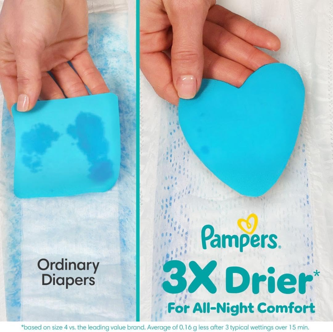 Pampers ZZZ Overnight Diapers - Size 7 (41+ lbs) | 36 Count for Ultimate Nighttime Protection