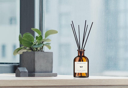 Weald Tribe Reed Diffuser Set - Eucalyptus & Mint Scent | 4.0 fl oz Home Fragrance with Sticks for Bathroom & Office Decor