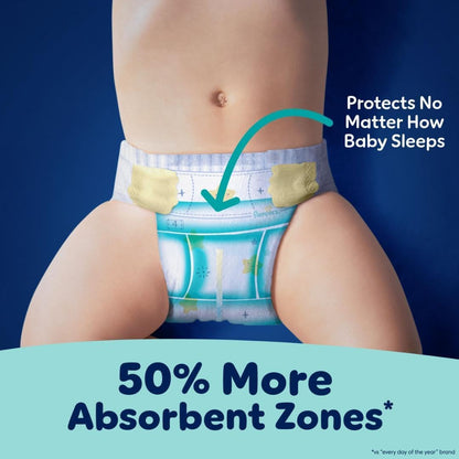 Pampers ZZZ Overnight Diapers - Size 7 (41+ lbs) | 36 Count for Ultimate Nighttime Protection
