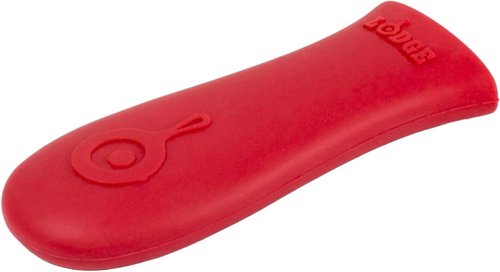 Lodge Silicone Hot Handle Holder - Reusable Heat Protection Up to 500° | Dishwasher Safe for 9" Skillets - Red