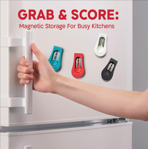 KNEADACE Magnetic Bread Lame - Professional Dough Scoring Tool with Extractable Blade & 5 Razor Blades
