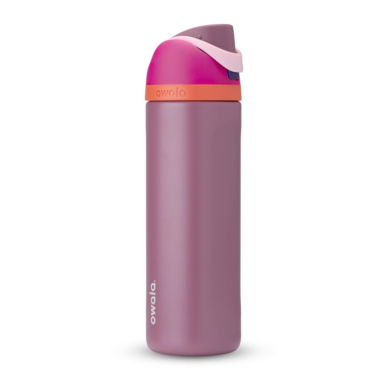 Owala FreeSip Insulated Stainless Steel Water Bottle with Straw for Sports and Travel, BPA-Free Sports Water Bottle, 24 oz, Crown Jewel