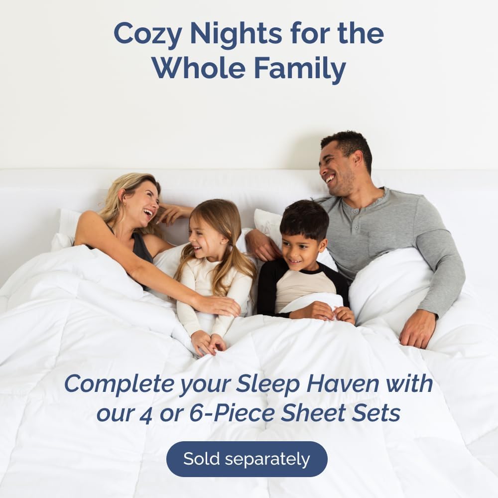 Queen Pillow Cases Set of 4 | Ultra Soft Hotel Quality Covers - Wrinkle-Free & Stain Resistant - Off White