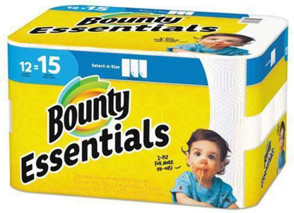 Bounty Select-A-Size Paper Towels - 2-Ply, 78 Sheets/Roll | 12 Rolls Per Carton