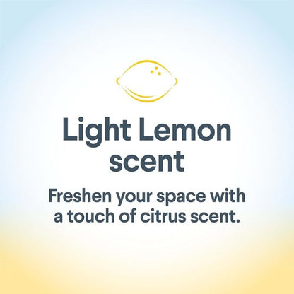 Clorox Free & Clear Cleaning Wipes - Light Lemon Scent, 75 Count, Pack of 3