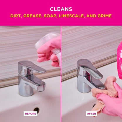 Stardrops - The Pink Stuff - Miracle Bathroom Foam Cleaner 750ml - Baths, Tiles, Soap Scum, Limescale, Streak Free