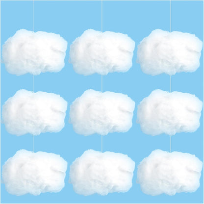 ZAUGONTW Artificial Cloud Props - Imitation 3D Hanging Ceiling Decorations for Weddings & Parties | Extra Small