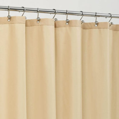 ALYVIA SPRING Stall Fabric Shower Curtain Liner Waterproof - Soft & Lightweight Small Shower Curtain with Magnets for Narrow Stall Size, Machine Washable - 36x72, Khaki