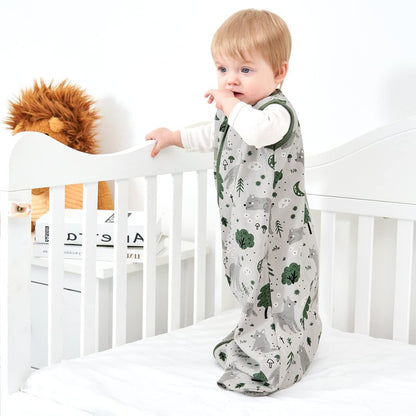 Yoofoss Baby Sleep Sack 18-24 Months Baby Wearable Blanket 100% Organic Cotton 2-Way Zipper Toddler Sleeping Sack，3 Pack Soft Lightweight Sleep Sacks for Babies