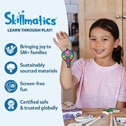 Skillmatics Scissor Skills Activity Book - 25 Fun Cutting Activities for Preschoolers | Includes 2 Child-Safe Scissors