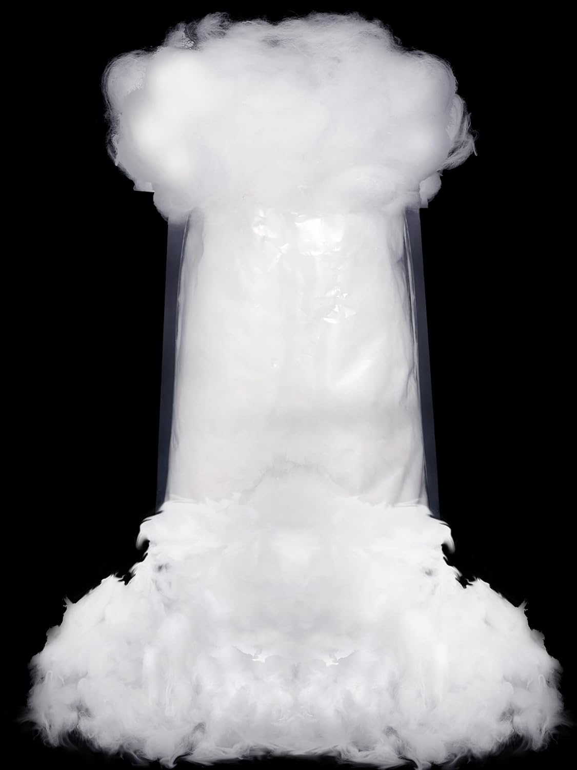 Riakrum Fake Snow | Fluffy Artificial Cotton Decor for Winter Mantle | 60g Indoor Christmas Decoration