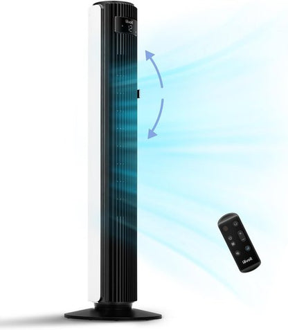 LEVOIT Classic 42-Inch Tower Fan - 1252 CFM Powerful Cooling with 12 Speeds, 90° Oscillation & Remote Control