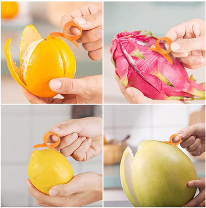 Skiennix Vegetable Peeler Set - Stainless Steel Multi-Function Kitchen Tools with 2 Citrus Peelers