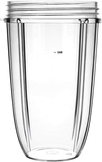 Nutribullet Replacement Cups - 24oz Blender Cups Compatible with NutriBullet 600W & 900W