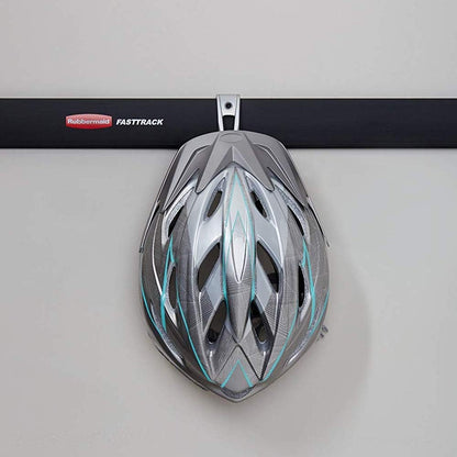 Rubbermaid Garage Hook Organizers - Powder Coated Metallic for Ladders, Tools & Bikes | 6 Pack