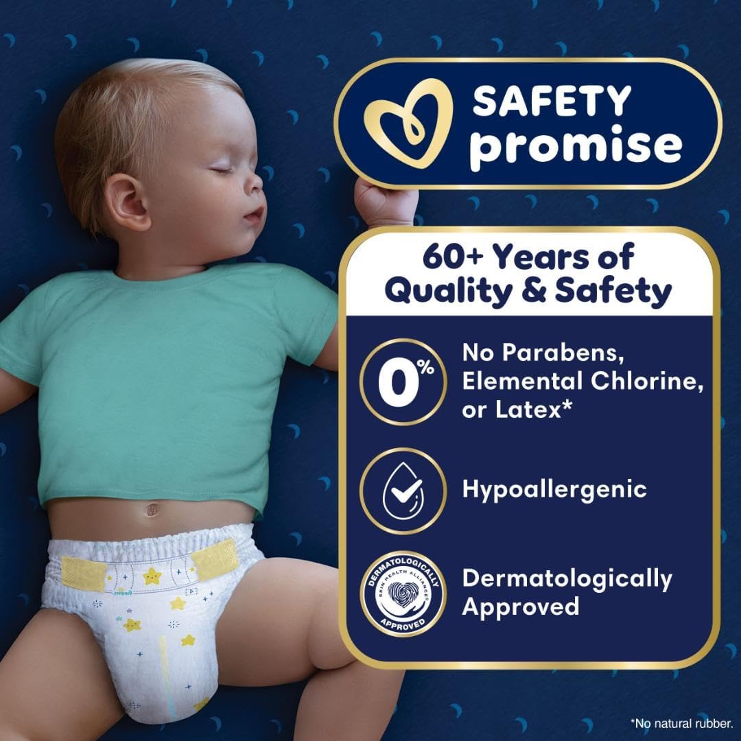 Pampers ZZZ Overnight Diapers - Size 7 (41+ lbs) | 36 Count for Ultimate Nighttime Protection