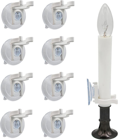 Projectpak Window Clamps - Super Strong Suction Cups for Electric Candles | 16 Pack, USA Made