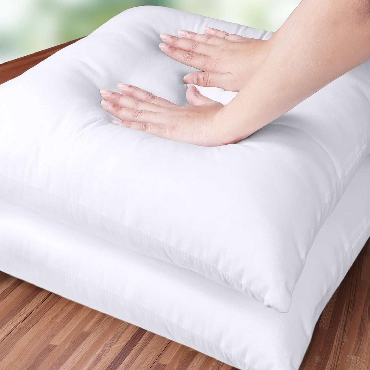 Utopia Bedding Pillow Inserts - Soft & Supportive 17x17 Decorative Throw Pillows | Set of 2, White