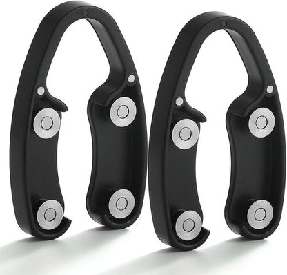 2 Pack Design Wine Foil Cutter, Wine Bottle Opener Accessory, Gift for Wine Lovers by YWQ, Black