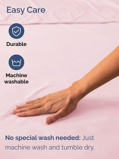 Extra Deep Queen Fitted Sheet - Hotel Luxury Single Fitted Sheet Only - Easily Fits 18 inch to 24 inch Mattress - Ultra Soft, Wrinkle Free with Extra Deep Pockets - Breathable & Comfy - Lavender Pink