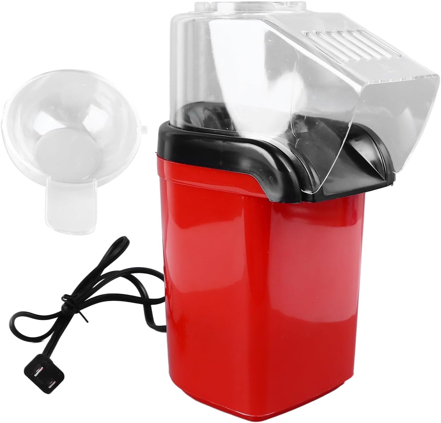 Skiennix Electric Popcorn Maker - Quick & Efficient Air Popper for Movie Nights | Detachable Design