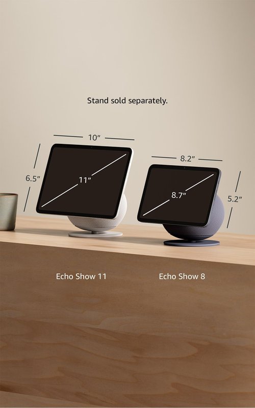 Amazon Echo Show 8 (newest model), Vibrant HD 8.7" display with spatial audio, Designed for Alexa+, Graphite