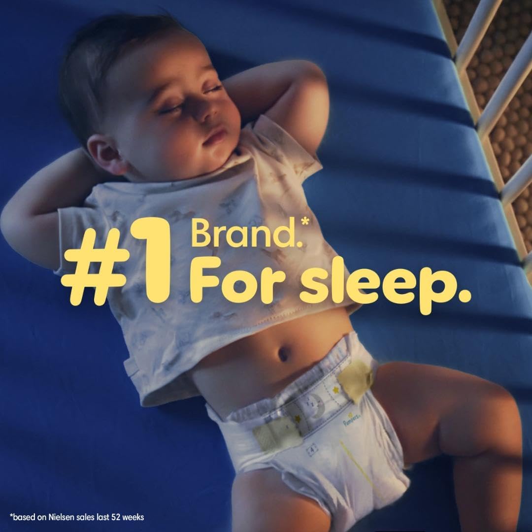 Pampers ZZZ Overnight Diapers - Size 7 (41+ lbs) | 36 Count for Ultimate Nighttime Protection