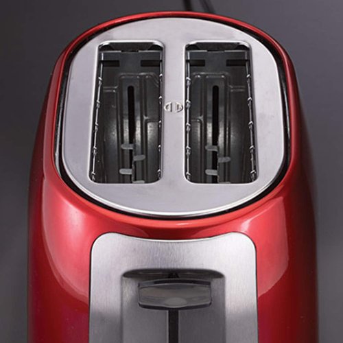 Brentwood TS-292R Red Cool Touch 2-Slice Extra Wide Slot Toaster - Perfect for Bagels & Toast