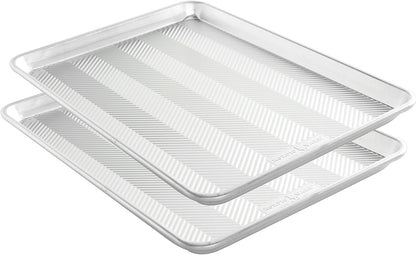 Nordic Ware Prism Baking Half Sheet Set - Durable Nonstick Design | Perfect for All Your Baking Needs