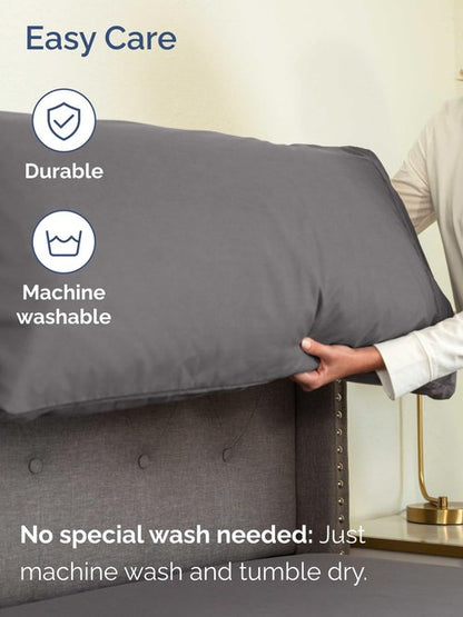 Extra Deep Split King Sheet Set - 7 Piece Breathable and Cooling Sheets - Hotel Luxury Bedding for Women, Men, Kids & Teens - Easy Secure Fit - Soft and Wrinkle Free - Extra Deep Pockets - Dark Grey