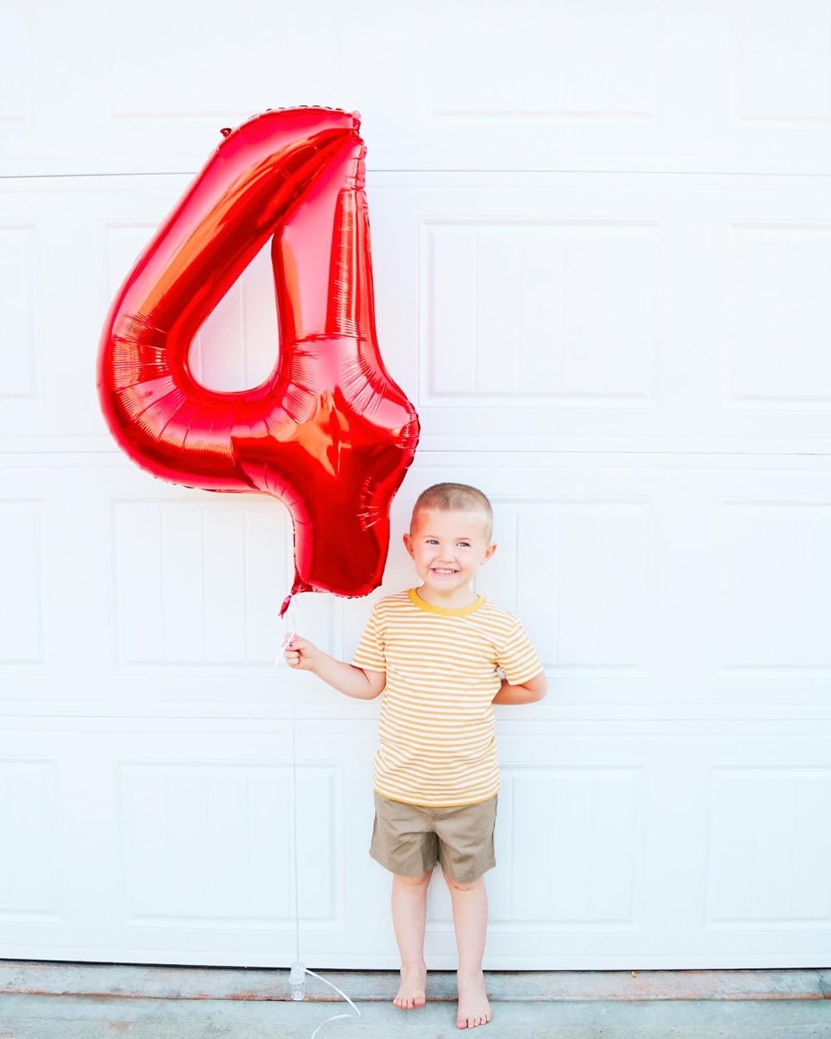 Red Number 8 Balloon - 40 Inch Birthday Decoration for 8th Party Supplies