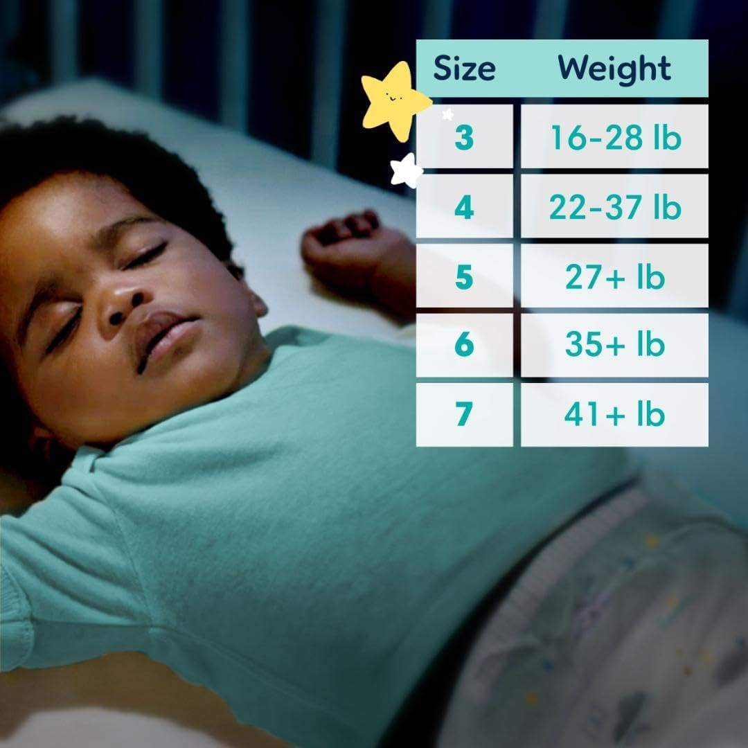 Pampers ZZZ Overnight Diapers - Size 7 (41+ lbs) | 36 Count for Ultimate Nighttime Protection