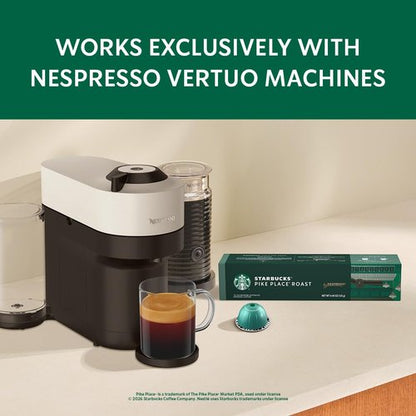 Starbucks by Nespresso Vertuo, Blonde, Medium, and Dark Roast Variety Pack Coffee, 30-count Coffee Pods, Brews 7.8 oz.