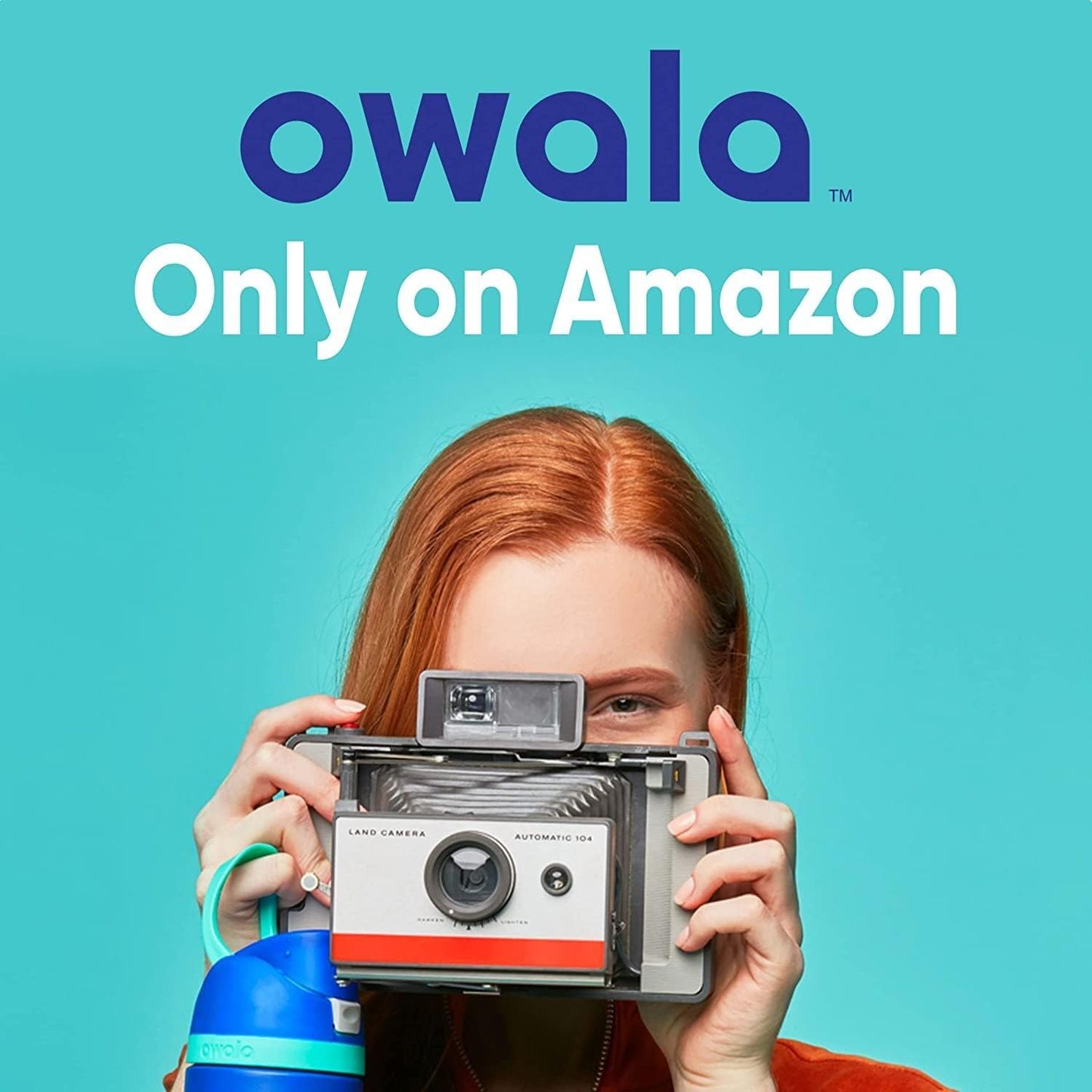 Owala FreeSip Insulated Stainless Steel Water Bottle - 32 oz BPA-Free | Perfect for Sports, Travel & School - Foggy Tide