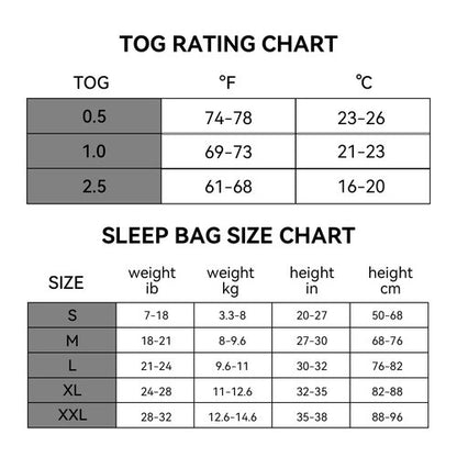 BubblePanda Rayon Made from Bamboo Sleep Sack 6-12 Months 0.5 Tog Soft Lightweight Toddler Sleep Sack for Babies 2-Way Zipper Wearable Blanket Baby 6 Months