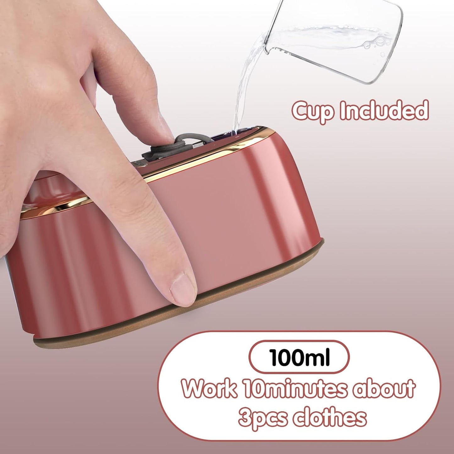 Winered Travel Steamer Iron - Mini Portable Ironing Machine for College Dorm & Home Essentials