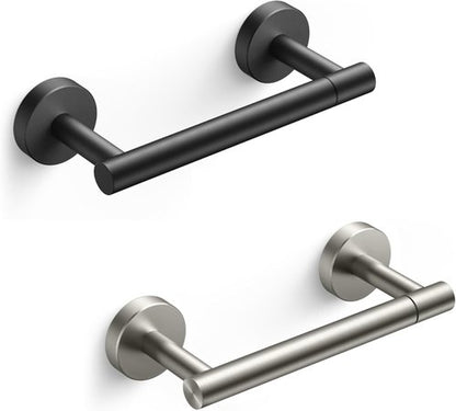 FORIOUS Toilet Paper Holder - Rustproof Stainless Steel Double Post Pivoting Design | Bathroom Accessory