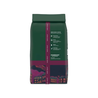 Starbucks Ground Coffee, Dark Roast Hot or Iced Coffee, French Roast, 18 oz